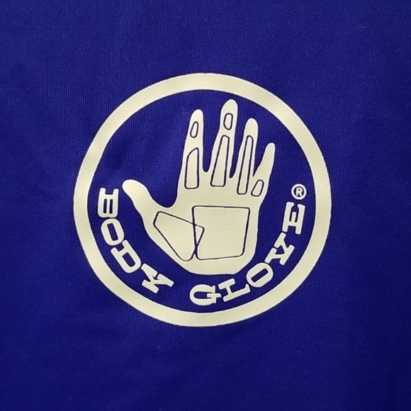 💕BODY GLOVE💕 Sleek Long Sleeve Rashguard ~ Blue - Picture 6 of 9